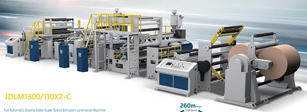 Laminación por extrusión en tándem